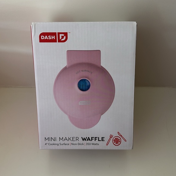 DASH Mini Waffle Maker in Pink - Picture 4 of 7